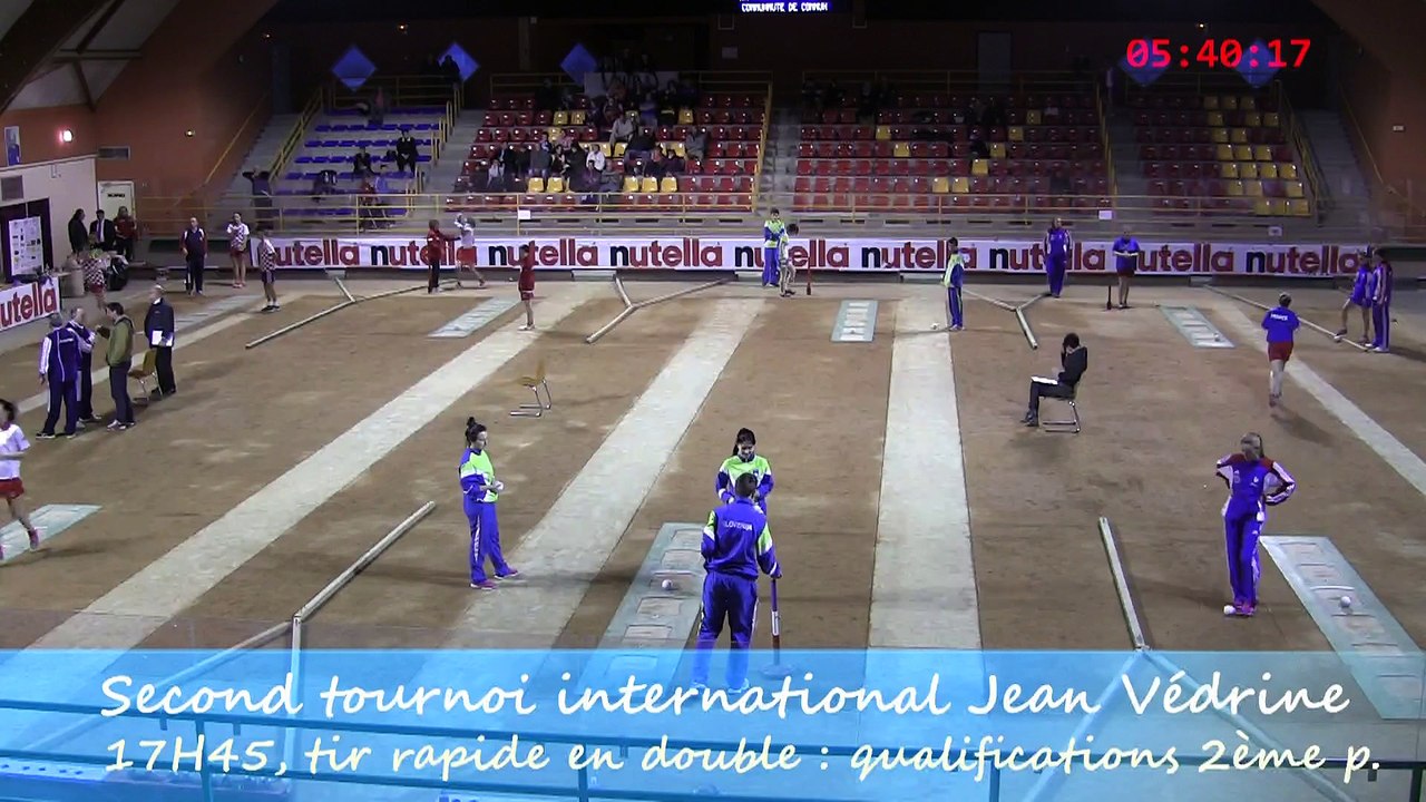 Qualifications 2, F25, tir rapide en double, Second tour international Jean Védrine, Sport Boules, Saint-Vulbas 2015