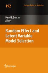 Download Random Effect and Latent Variable Model Selection Ebook {EPUB} {PDF} FB2