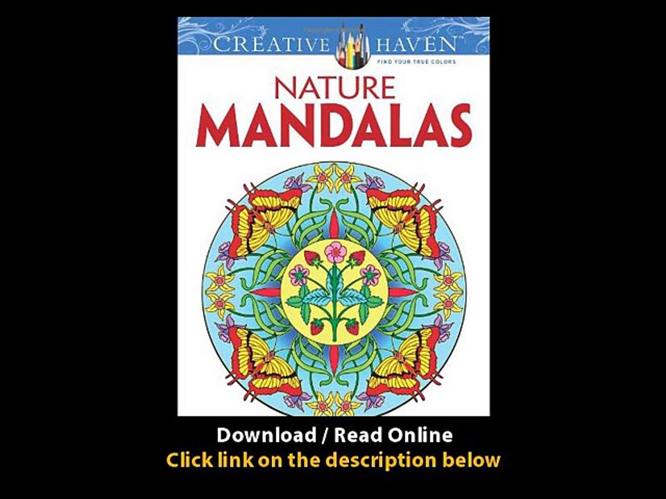 Download Creative Haven Nature Mandalas Coloring Book Creative Haven Coloring B