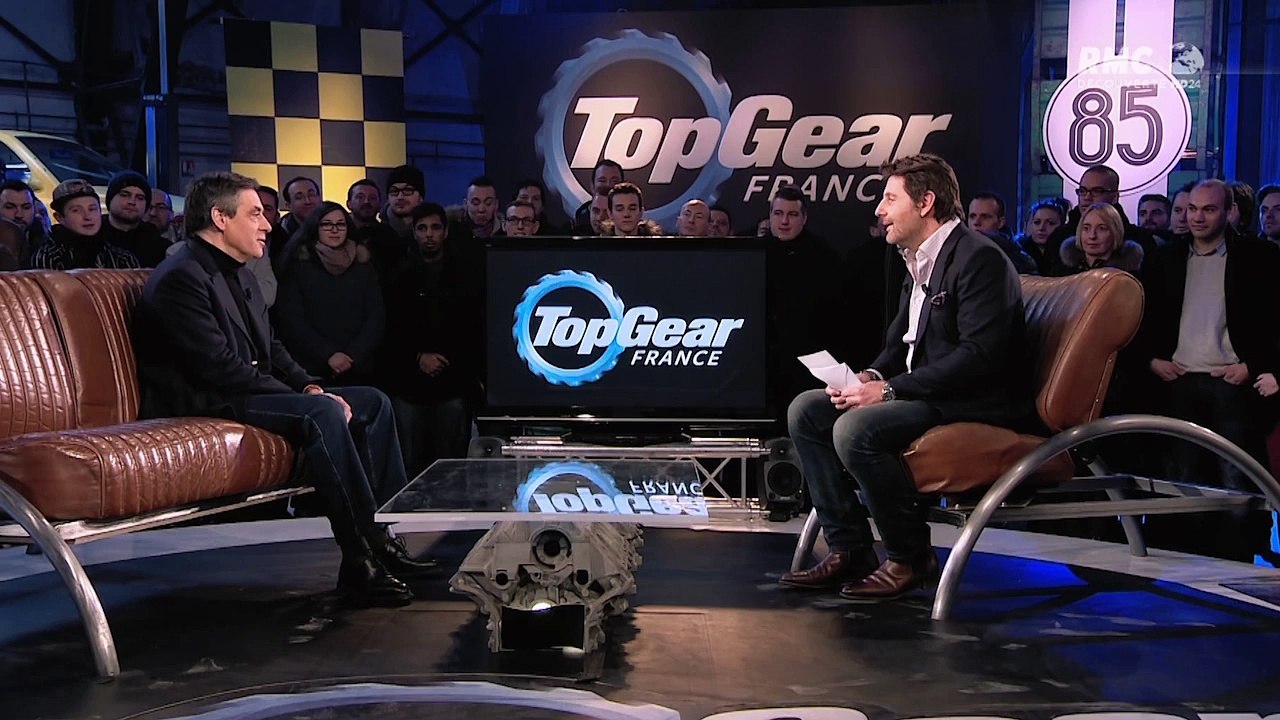 François Fillon raconte son amour de la voiture dans Top Gear