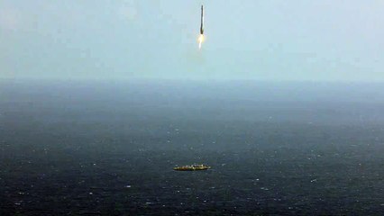 Attérissage encore raté du lanceur Falcon 9
