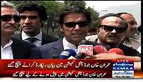 Imran Khan Media Talk Outside Election Commission Office - 16th April 2015