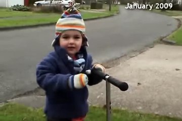 Just Charlie playing with his scooter -Brave Hd Zone