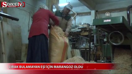 Çırak bulamayan eşi için marangoz oldu