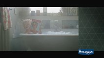 TV Low Cost pour Starwax (Brunel) - «Et votre maison retrouve le sourire» - avril 2015 - salle de bain