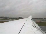 A340-300 Take-off in Newark (KEWR/LH403/Wing View)