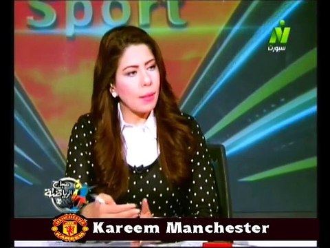 د عادل كريم الناقد الرياضى مع الاعلامية سها ابراهيم فى صباح الرياضة 16 ابريل 2015