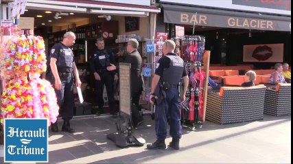 CAP D'AGDE - 2015 - Opération contrôle des terrasses SODEAL sur les quais