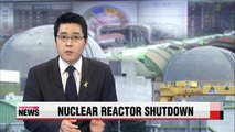 S. Korean nuclear reactor shuts down