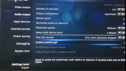 VidOn XBMC HD Passthrough and Settings