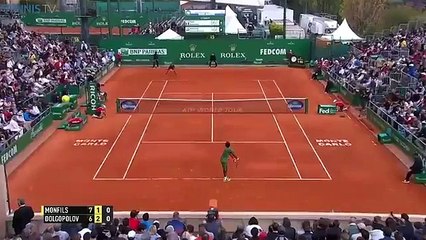 Gaël Monfils son coup de bluff face à Alexandr Dolgopolov