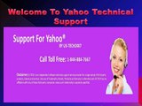 Yahoo Technical Support 1-844-884-7667 Phone Number