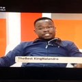 Thebest kingmalandro numa entre vista na RTP Africa
