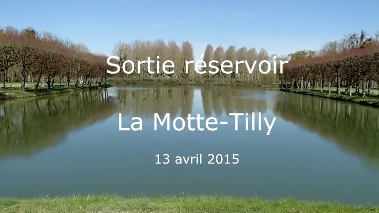 Pêche mouche - Réservoir La Motte-Tilly - Avril 2015