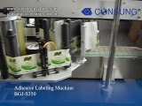 automatic double side glass bottle labeling machine