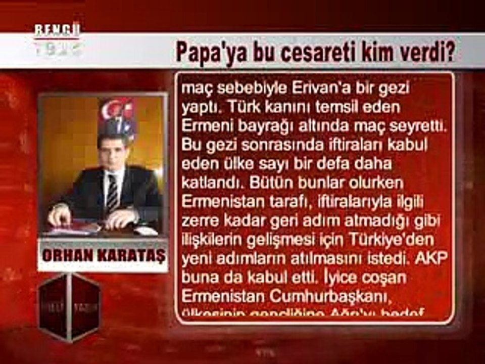 KÖŞELİ YAZILAR - ORHAN KARATAŞ 16.04.2015