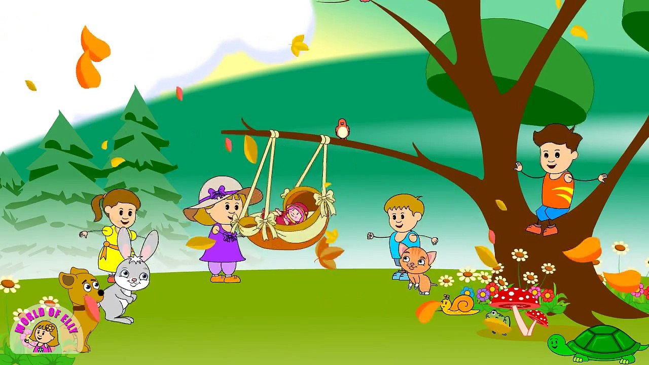 Rock-a-Bye Baby Nursery Rhyme (Lullabies for babies)