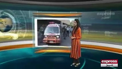 Traffic accident in Gulshan-e-Maymar