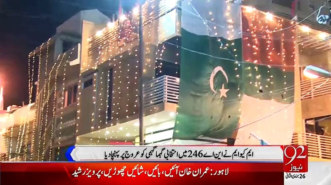 Views Of Azizabad Before Elections In NA-246