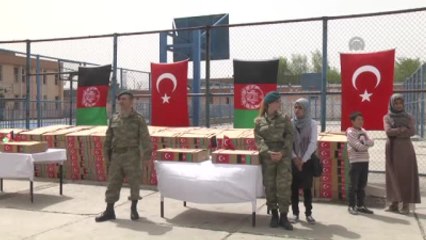 Afganistan'daki Türk Birliği, Şehit Ailelerine Yardım Eli Uzattı