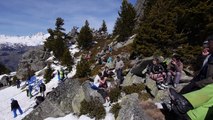 Le Winter Festislack 2015 : de la Slackline dans les Alpes avec un cadre fabuleux