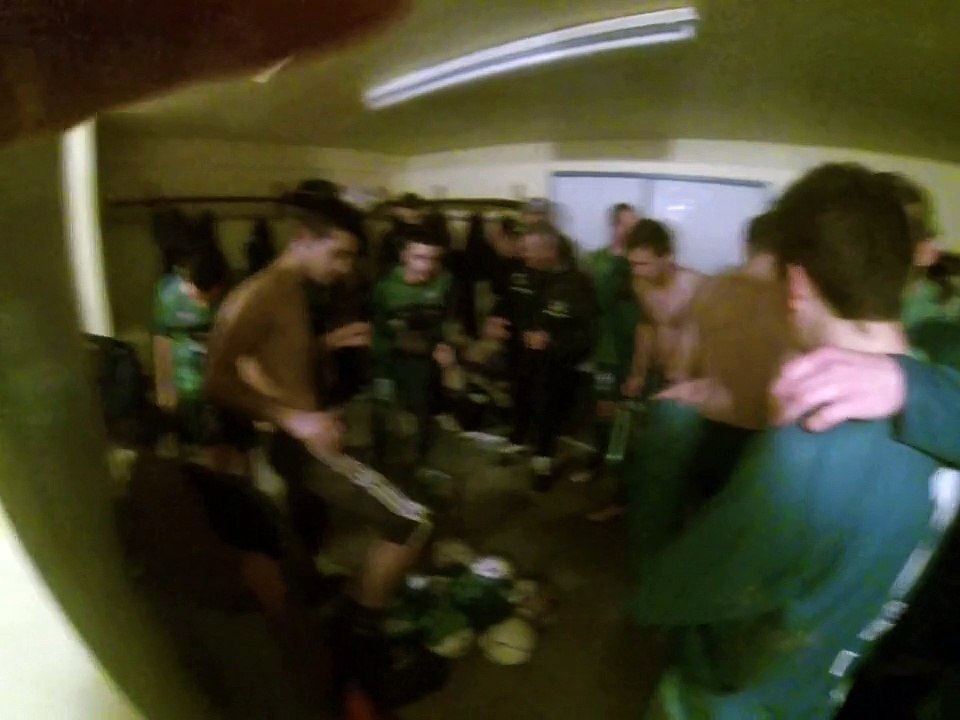 La montée: les vestiaires ...