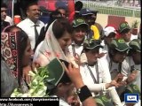 Dunya News -  Reham Khan attends Malik Sayeed Women Cricket tournament final