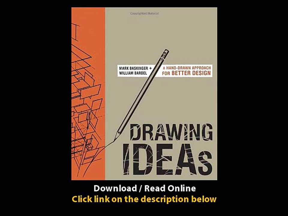 Download Drawing Ideas A HandDrawn Approach for Better Design By Mark Baskinger video Dailymotion