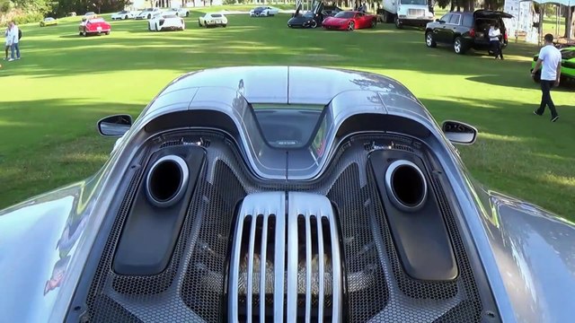 Porsche 918 Spyder. Miami Beach Concours 2015 Supercar Event