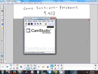 9.4(1) Conic Sections - Parabola 4-16-15