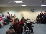 Office Olympics Synchronized Chair Dancing to Thriller
