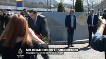 Milorad Dodik položio cvijeće u Potočarima