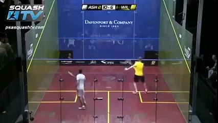 خدعة سحرية فى الأسكواش