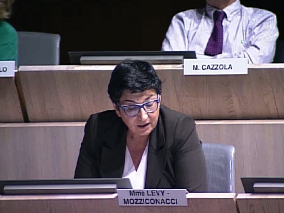 #CMMarseille - Intervention d'Annie Levy-Mozziconacci sur les rythmes scolaires et le projet éducatif territorial