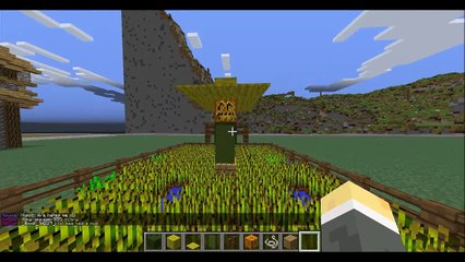 Minecraft awesome simple Scarecrow Tutorial