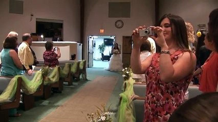 La surprise qu'elle fait à ses invités le jour de son mariage