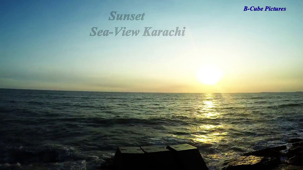 Sunset at Seaview Karachi