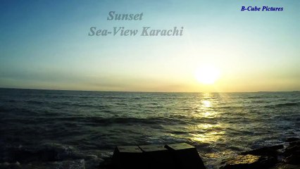 Sunset at Seaview Karachi