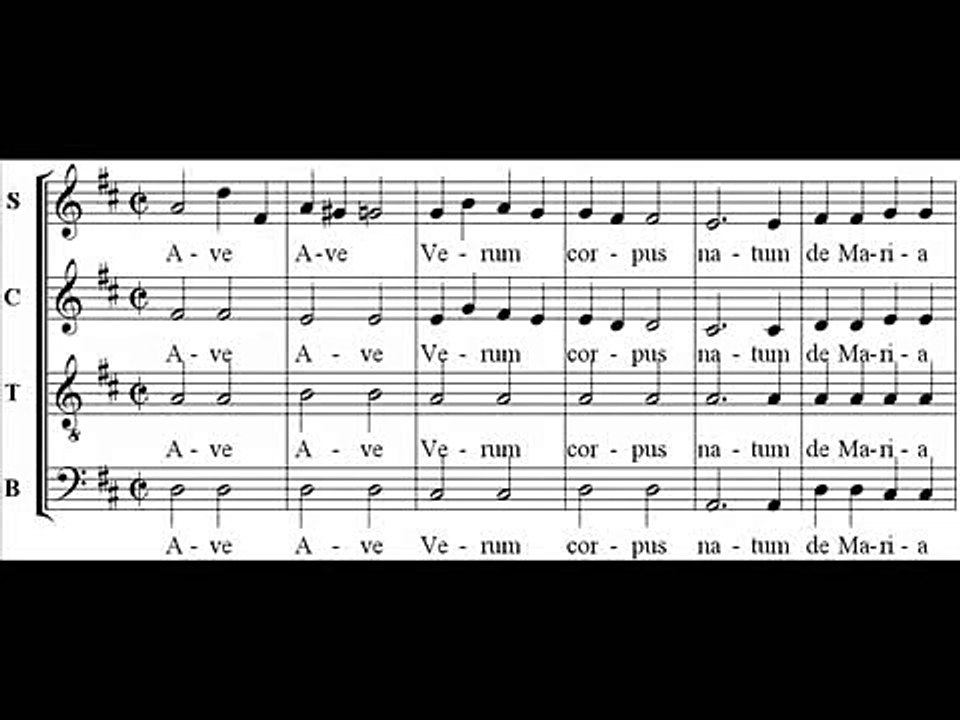 Mozart - Ave verum corpus - Vienna boys choir.flv