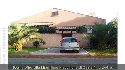 Descargar video: ROMA,    VILLA BIFAMILIARE  MACCHIONE DI CASTELF MQ 244 EURO 695.000