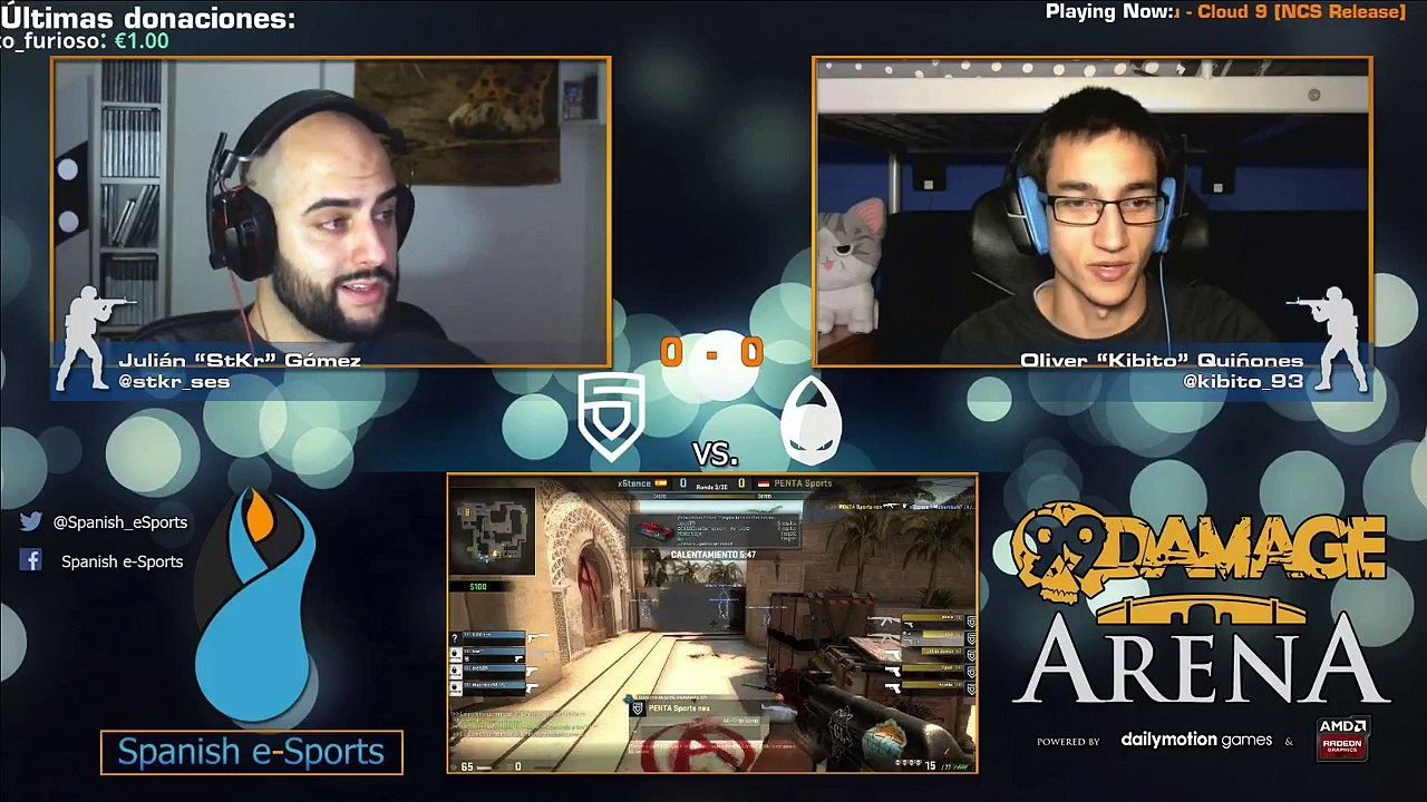 CSGO: Spanish e-Sports - 99Damage ARENA - CPH Wolves Vs X6tence 2/3 (REPLAY)