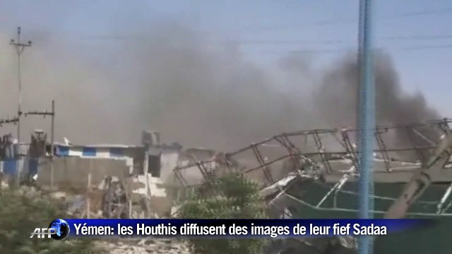 Yémen: les rebelles Houthis montrent des images de frappes
