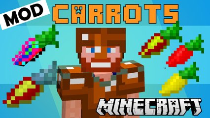 Mod Showcase SUPER USEFUL CARROTS in Minecraft by NikNikamTV