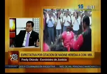 Fredy Otárola ve “inverosímil” eventual citación de Nadine Heredia a Congreso