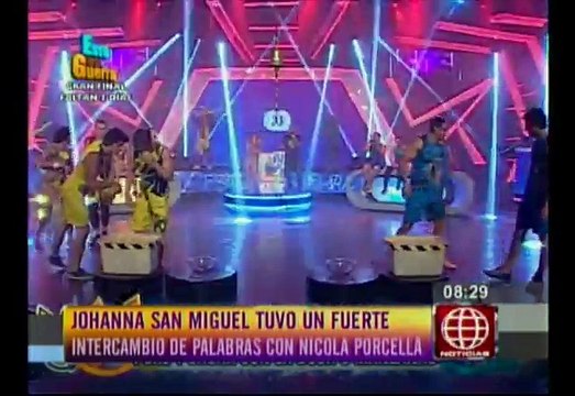 Esto es guerra : Johanna San Miguel tuvo altercado con Nicola