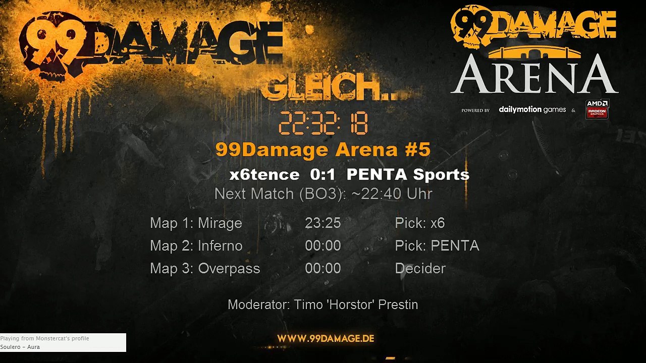 99DAMAGE Arena #5 mit Horstor - German Stream (REPLAY)