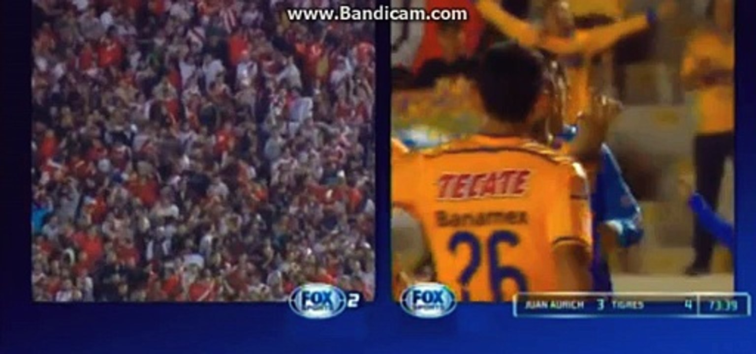 GOL DE TIGRES 5 X 4 JUAN AURICH Y RIVER 3 X 0 SANJOSE COPALIBERTADORES