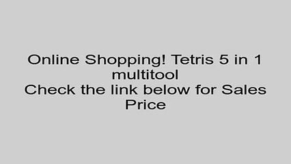 Sales Tetris 5 in 1 multitool Review Kids Bath Toys