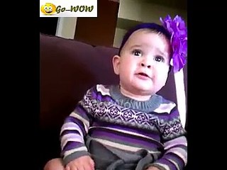 Cute baby Gets Extremely Excited on Dad's Homecoming - funny baby