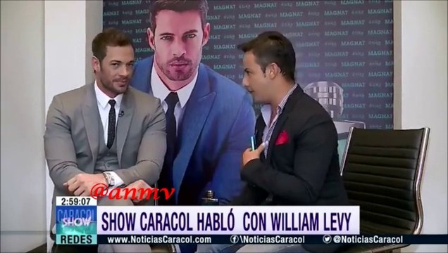 William Levy (@willylevy29) está de visita en Colombia y #ShowCaracol lo entrevistó #TourMagnat